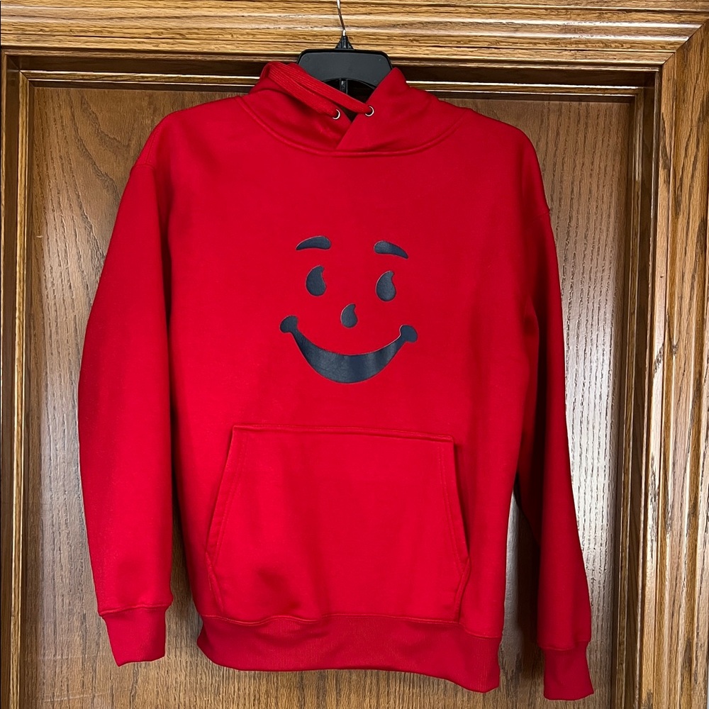 Pro Fei red sweatshirt black graphic.  Size L